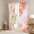 thumbnail image 3 of Homewish Modern Fashion Marble Curtains Pack of 2 (42x84 Each), Pink Marbling Abstract Curtains Blackout, Teens Adult Men Female Bedroom Curtains, Curtains and Drapes Room Decor, 3 of 5