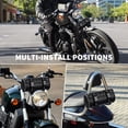 thumbnail image 1 of FUEENIRVA Motor Pannier Bag Waterproof Motorcycle Tool Storage Black 1Pack, 1 of 6