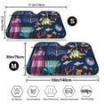 thumbnail image 3 of Balery Sea Inhabitans and Herb Print Car Windshield Sun Shade,Windshield Sunshade for Car Pickup Truck SUV Accessories-Medium, 3 of 7