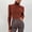 Z-Brown, variant on Rigardu Women Soft Sweater Slim Fit Lightweight Long Sleeve Turtleneck Tops Undershirt Knitted Warm Fitted Fashion Pullover Sweater Wine One size