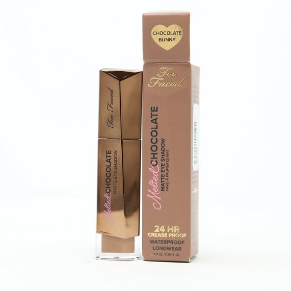Too Faced Melted Chocolate Matte Eyeshadow 0.16oz Chocolate Bunny New With Box
