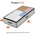 thumbnail image 4 of VERDANVERSE 2Pcs Bedding Storage Containers Non-Woven Cloth Large Capacity Organizer Under Bed Storage Boxes, 4 of 4