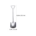 thumbnail image 2 of 20Pcs Stainless Steel Coffee Spoons Stirring Spoons Shovel Shape Spoons (Silver), 2 of 7