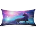 thumbnail image 2 of GZHJMY Dream Starry Unicorn Body Pillow Cover with Zipper, Soft and Cozy Fuzzy Fleece Body Pillow Case Cover 21 x 54 in,Plush Long Body Pillow Pillowcase Home Decor, 2 of 7