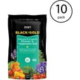 thumbnail image 2 of SunGro Black Gold Outdoor Natural and Organic Garden Flower and Vegetables Blend Potting Soil Mix for Outdoor Plants, 1.5 Cubic Foot Bag 10 Pack, 2 of 2