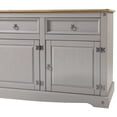 thumbnail image 4 of OS Home and Office Furniture Model COR917 Cottage Series Wood Buffet Sideboard in Corona Brown Grey, 4 of 5