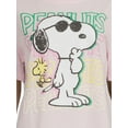 thumbnail image 2 of Peanuts Women's Puff Ink Graphic Tee with Short Sleeves, 2 of 5