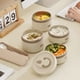 thumbnail image 2 of Lieonvis Caja Térmica Lunch Bento, Juego de Lonchera Apilable con Bolsa Aislante, Bento Boxes Individual de Acero Inoxidable con Cuchara y Palillos Adecuado para Adultos y Niños, 2 of 9