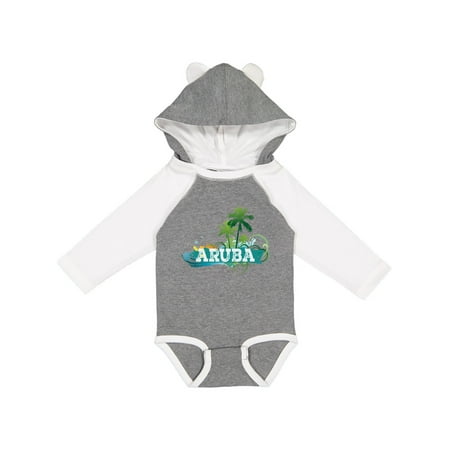 

Inktastic Aruba Vacation Cruise Gift Baby Boy or Baby Girl Long Sleeve Bodysuit