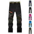 thumbnail image 3 of YunPes Kids Boys Girls Youth Waterproof Hiking Ski Snow Pants Elastic Waist Warm Insulated Pants Winter Windproof Outdoor Snowpants, 3 of 3