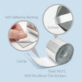 thumbnail image 2 of allydrew 5mm x 5mm Self Adhesive Mosaic Glass Mirror Tile Stickers, 1592pcs for Arts and Crafts, Home Decoration, Silver, 2 of 8