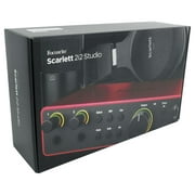 Focusrite Scarlett 2i2 Studio 4th Gen Recording Interface+Headphones+Mic+Boom