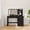 Black, variant on GOCAPTAIN Vanity Desk with Mirror & LED Lights, Makeup Vanity Desk with 3 Drawers & Power Outlet & Storage Shelves, Dressing Table for Bedroom, Black