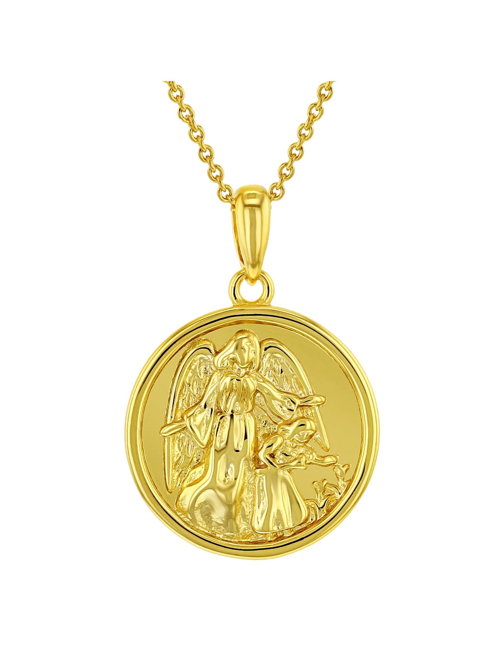 guardian angel necklace gold guardian angel necklace gold
