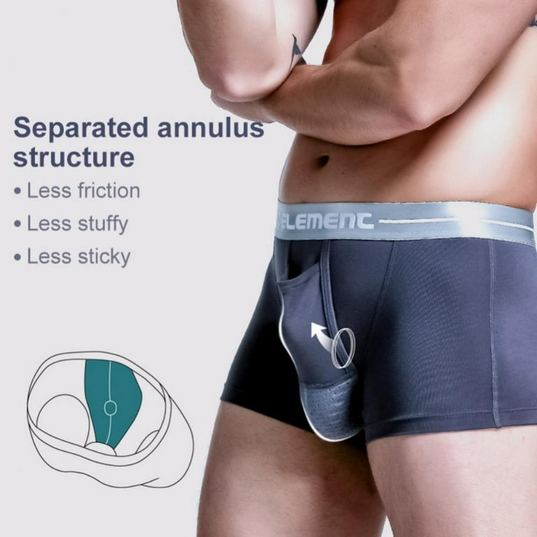 Men's 3D U-Convex Front Opening Soft Super Breathable Underpants