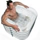 thumbnail image 1 of REBREA Ba&ntilde;era inflable para ba&ntilde;o de hielo - Grande transparente - Ba&ntilde;era de inmersi&oacute;n en hielo para terapia de agua fr&iacute;a - Ba&ntilde;era de i, 1 of 9