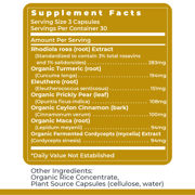 Premier Research Labs Adaptogen-R3 - Adaptogen for Stress Support - With Rhodiola Rosea Extract, Maca Root & Eleuthero - For Heart Health & Metabolic Health - 90 Vegetarian Capsules