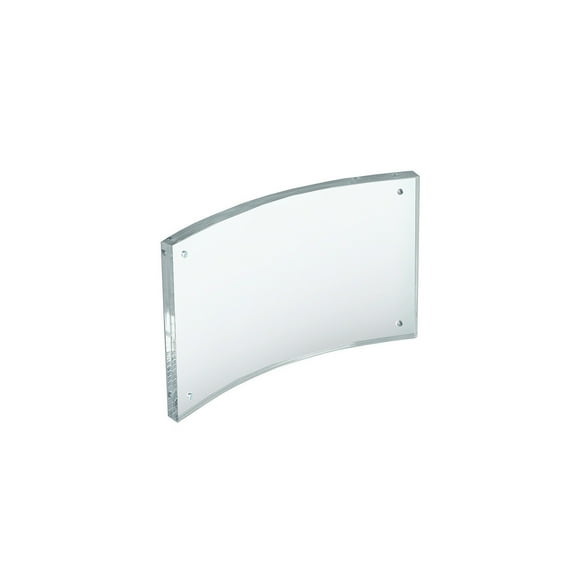 Curved Magnetic Acrylic Sign Holder 6"W X 4"H, 2-Pack