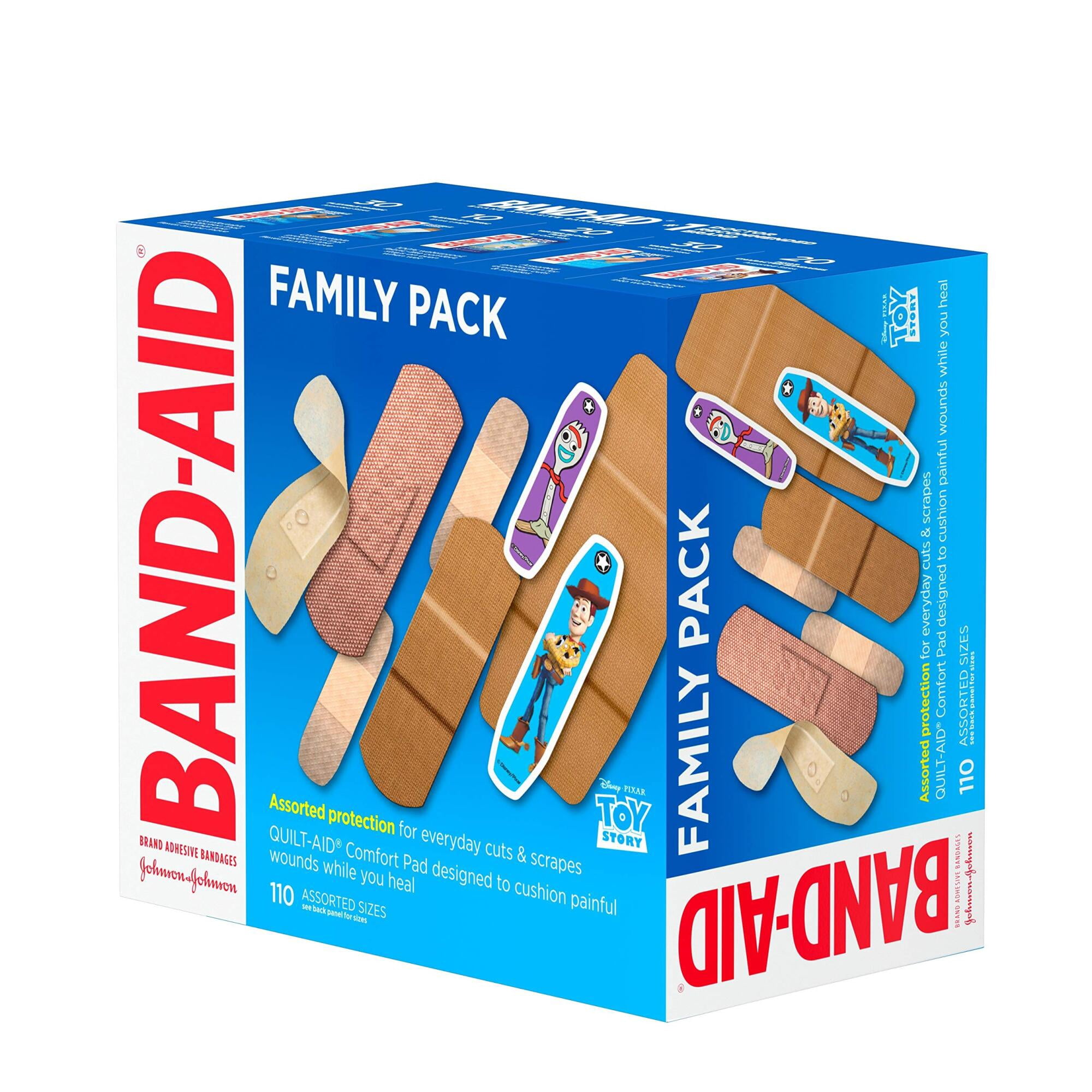 Band-Aid Adhesive Bandage Family Variety Pack (Pack of 48)