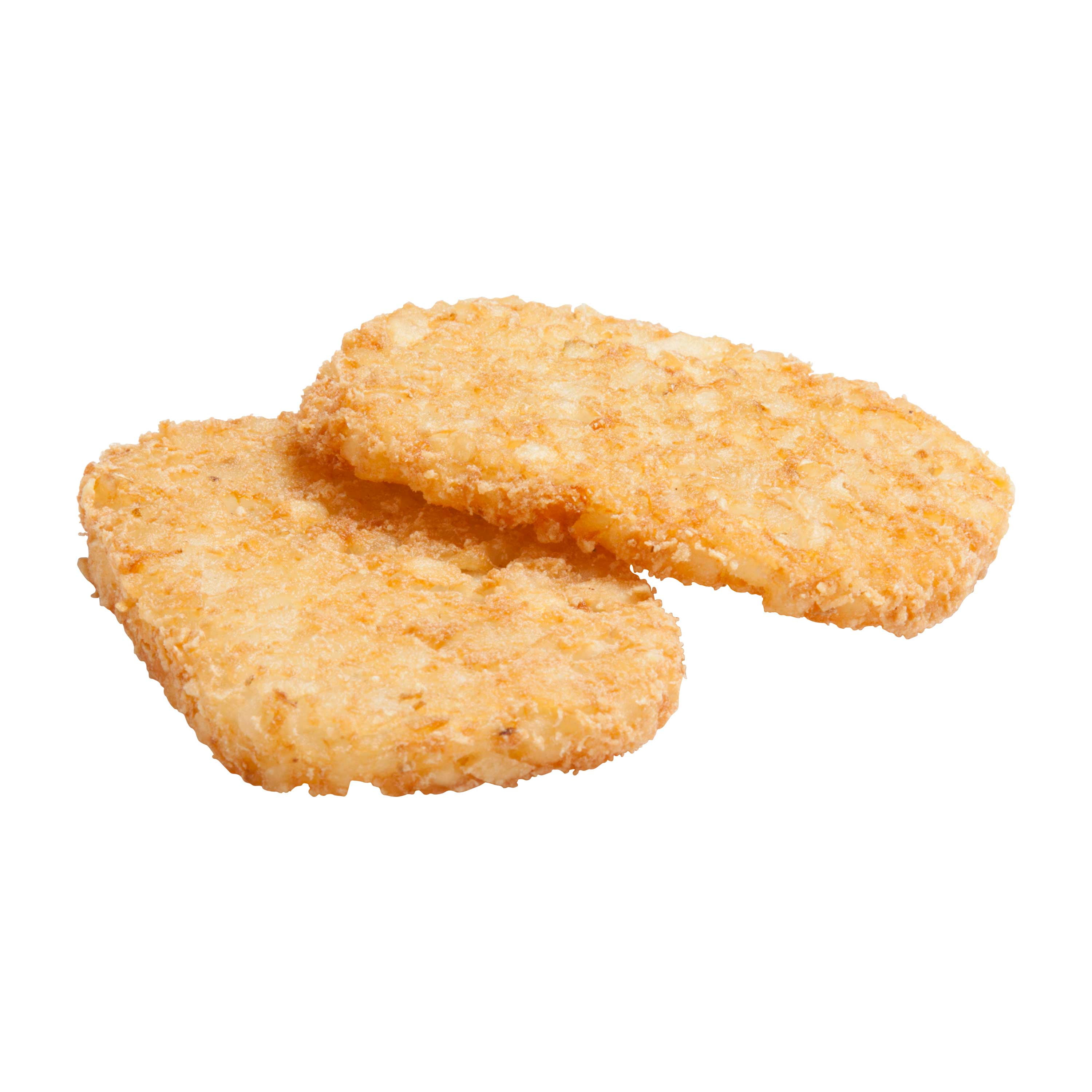 Simplot 101 Hash Brown Potato Patty, 2.25 Ounce - 240 per Case.