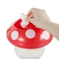 thumbnail image 3 of BRIGHTFUFU Cubo de basura con forma de hongo, cubo de basura con tapa, contenedor de basura decorativo, 3 of 7