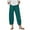 Army Green, variant on lcziwo Summer Pants for Women Tulip Hem Linen Pants Elastic Waist Comfy Baggy Trousers Lightweight Beach Pants with Pockets Army Green S