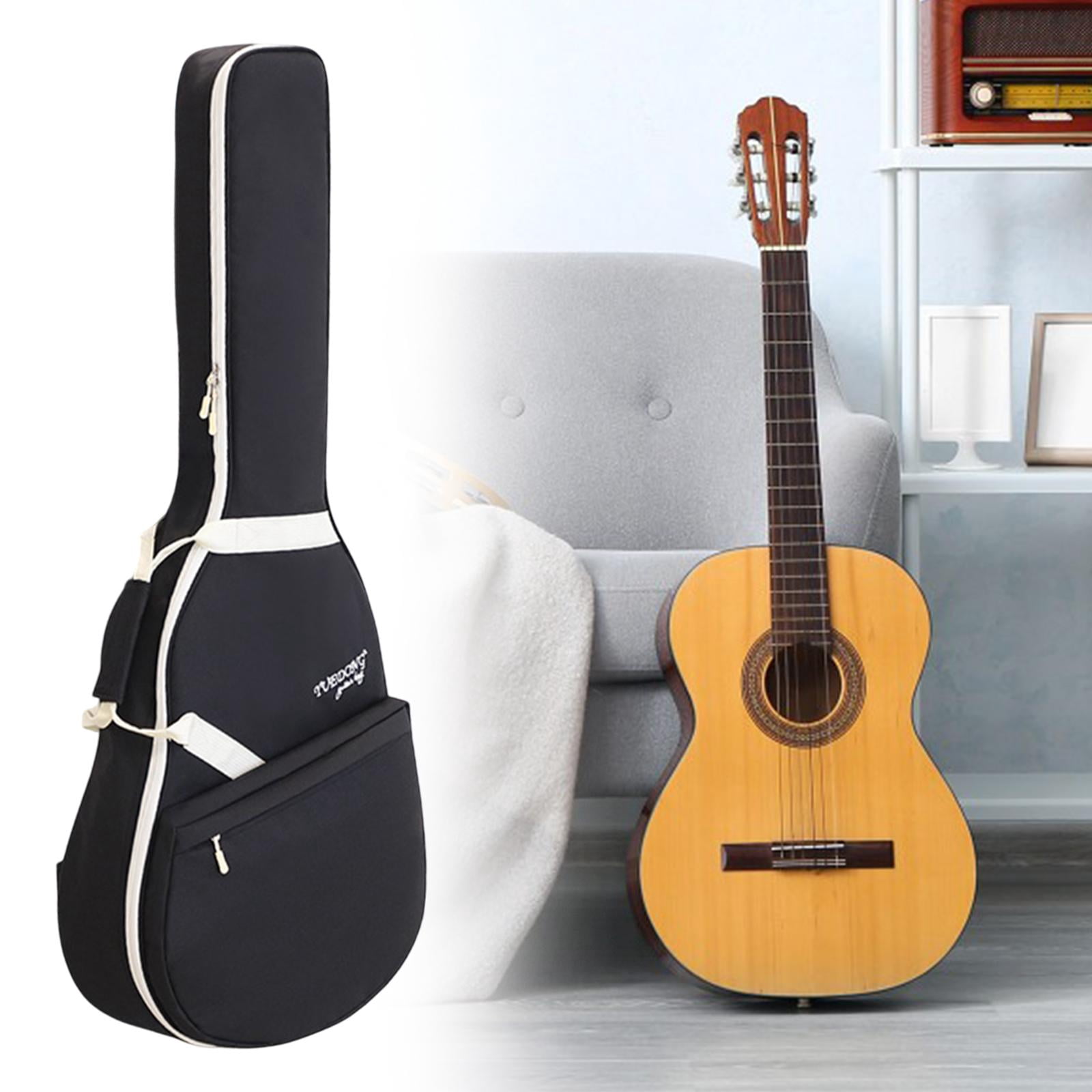 QccHieUs Acoustic Guitar Bag Guitar Gig Bag Professional Portable 40inch 41inch Dustproof black white