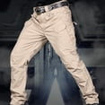 thumbnail image 2 of Pantalones De Trabajo Tipo Cargo Informales Para Hombre, Pantalones Amy, Con Múltiples Bolsillos, Color Caqui_XXL Sunnimix Pantalones tipo cargo, 2 of 8