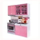 thumbnail image 1 of Mini cocina de regalo de Navidad para niños, juego de cocina de simulación, armario, estufa, juguete para niñas, color rosa, 1 of 1