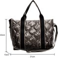 thumbnail image 6 of CoCopeaunt Puffer Tote Bag for Women Quilted Padded Handbag Puffy Tote Purse Lightweight Down Padding Crossbody Bag Puffer Bag, 6 of 6