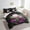 Black Fuchisa, variant on Erosebridal Horror Ghost Bed in a Bag King size, Orange Pumpkin Bed Set, Cartoon Halloween Reversible Bedding King Size, Microfiber Room Decor, 7-Piece