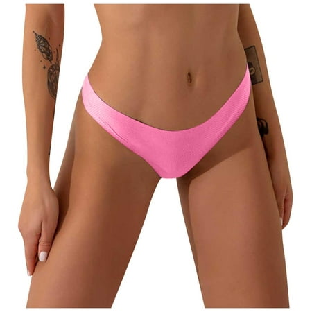 

QWANG Women Sexy Solid Color Low Waist Breathable Sensuality Panties Underwear