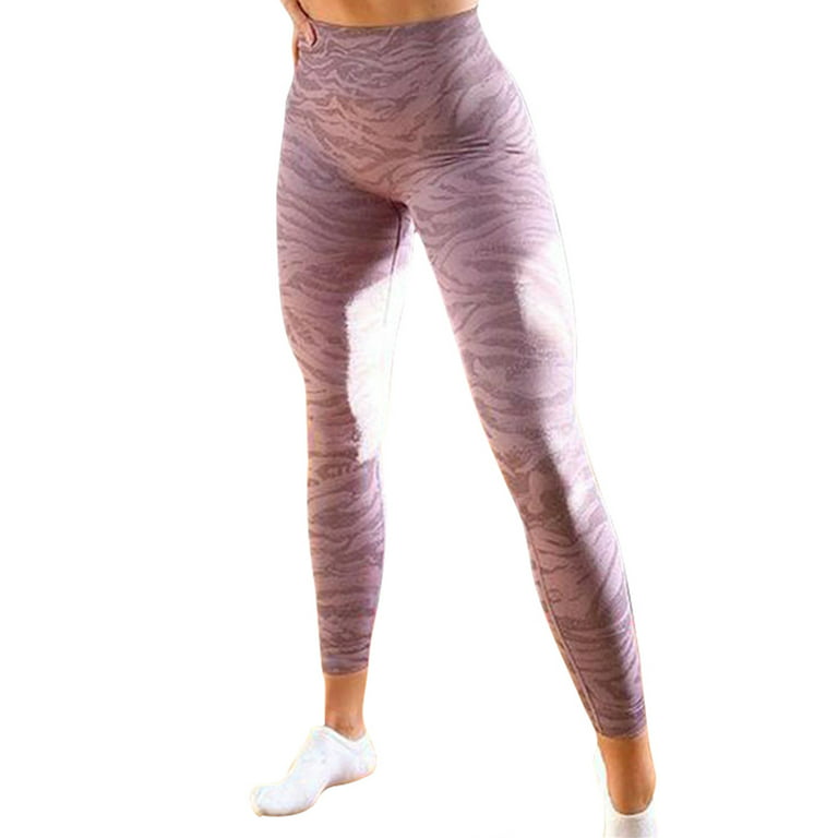 HAPIMO Sales Women's Tunic Yoga Pants High Waist Tummy Control Plush  Workout Pants Hip Lift Tights Stretch Slimming Running Yoga Leggings for  Women Black M 