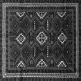 thumbnail image 1 of Ahgly Company Indoor Square Southwestern Gray Country Area Rugs, 3' Square, 1 of 1