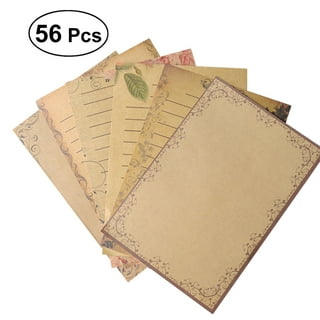 Bargain Paradise 120 Aged Paper - Antique Looking Vintage Papers with Classic Aged Paper Designs - Six Unique Old Looking Paper Designs - Vintage