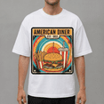 thumbnail image 7 of Men's 100% Cotton Short Sleeve Crewneck Graphic T-Shirt, Soft Breathable Moisture Wicking Casual Basic S-3XL, 7 of 7