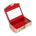 thumbnail image 1 of Embroidered Brocade Case Jewelry Storage Box Makeup Holder with Mirror with Closure - #G, as described G, 1 of 8
