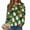R554-Green, variant on Womens Pumpkin Sweater Fall Winter Long Sleeve Halloween Sweatshirts Funny Pumpkin Witch Tunic Tops Casual Tops,Green,S