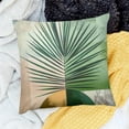 thumbnail image 2 of BCIIG   Green Boho Throw Pillow Covers   Mid Century Modern Leaf Pillowcase Soft Accent Cushion Covers for Sofa Couch Bed Decor 12x12in, 2 of 5