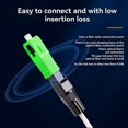 thumbnail image 4 of 10 Pcs FTTH SC APC Optical Fiber Cable Quick Connector Fast Cold Connection Adapter for CATV Network Installation, 4 of 5