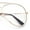 Gold, variant on Iconic Tear Drop Shape Air Force Officer Metal Rim Cop Clear Lens Glasses Gold