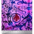 thumbnail image 3 of oneOone Polyester Lycra Fabric Dot|Swirl & Floral Panel Print Sewing Fabric BTY 56 Inch Wide, 3 of 3
