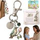 thumbnail image 3 of Hummingbird Keychain for Mom Meaningful Gift, Floral Enamel Pendant for Purse Backpack, Inspirational Resilience Charm for Women, Love Filled Keepsake for Mother, 3 of 9