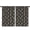 Black Highland Cow, variant on Blackout Kids Curtains,Black Highland Cow Flower Pattern Childrens Insulated Curtains Set Of 2,Bedroom Essentials,Toddler Room Decor 42"x54"