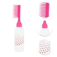 thumbnail image 3 of Unique Bargains 1 Pc Dots Root Comb Applicator Bottle for Bathroom Vanities Rose Red PE, 3 of 4