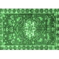 thumbnail image 1 of Ahgly Company Indoor Rectangle Animal Emerald Green Traditional Area Rugs, 6' x 9', 1 of 4