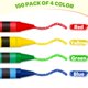 thumbnail image 3 of Crayons Toidgy, 150 paquetes a granel, 4 colores, 600 unidades, para niños, 3 of 6