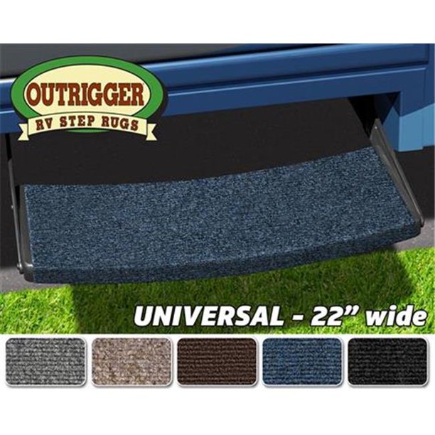 Presto Fit 20392 Outrigger Universal RV Step Rug, Atlantic Blue