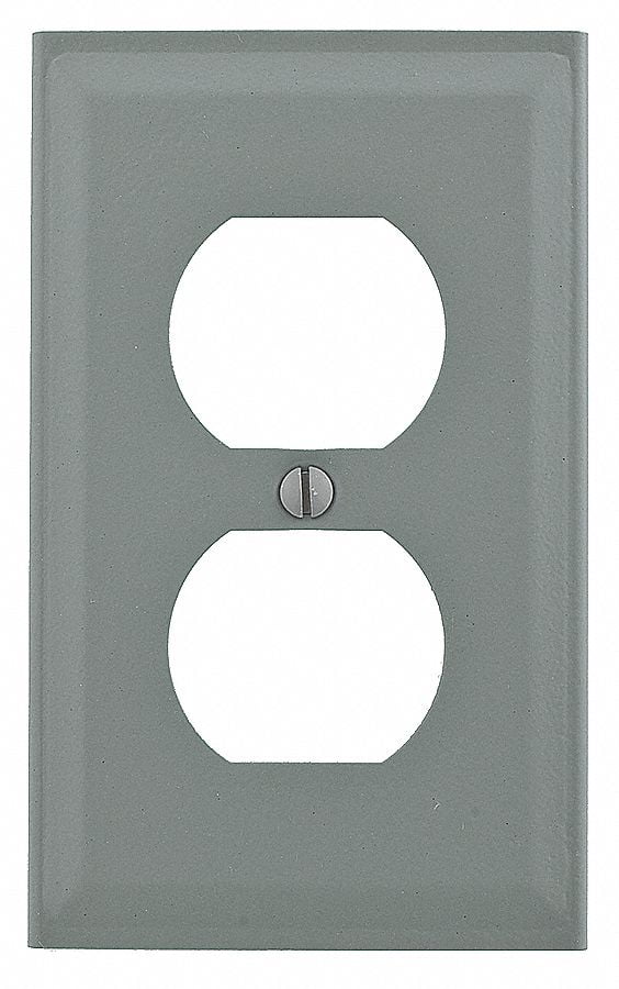 NEW HUBBELL SS2309FGY FURNITURE FEED FACEPLATE GRAY 783585329406