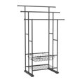 thumbnail image 1 of Tnarru Floor Standing Towel Rack Towel Stand with Storage Basket Organizer for Bathroom Drying Rack for Outdoor Poolside Living Room, 1 of 8